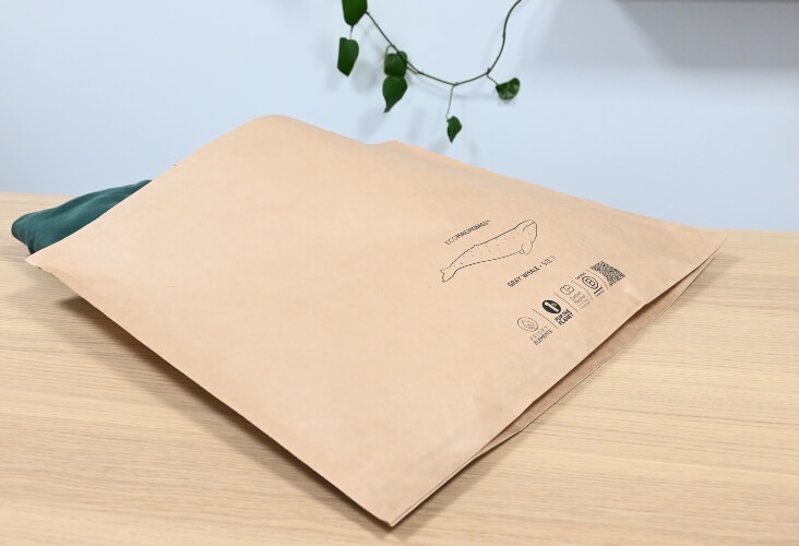 Paper Mailing Bags - Priory Elements EcoMailingBags™ - 500 x 650 x 100mm - Gray Whale Image 2