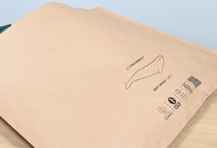 Paper Mailing Bags - Priory Elements EcoMailingBags™ - 500 x 650 x 100mm - Gray Whale Image 3