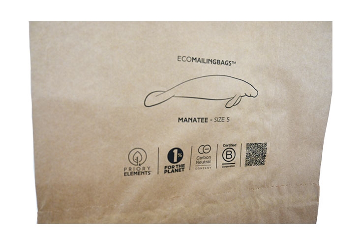 Paper Mailing Bags - Priory Elements EcoMailingBags™ - 585 x 330 x 100mm - Manatee Image 6