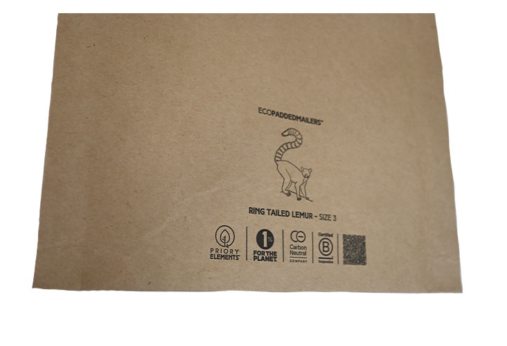 Priory Elements EcoPaddedMailers - 200 x 340mm - Ring Tailed Lemur Image 4