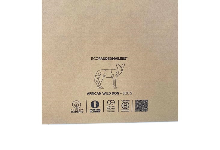 Priory Elements EcoPaddedMailers - 270 x 360mm - African Wild Dog - 5