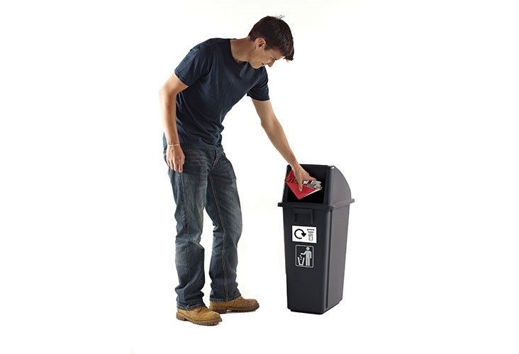 Recycling Bins - 60L - With 5 Recycling Labels Image 3