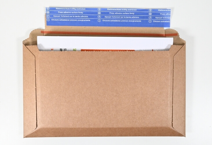 Image of 260 x 150mm - CP 015 ColomPac Corrugated Envelopes - 20 Envelopes