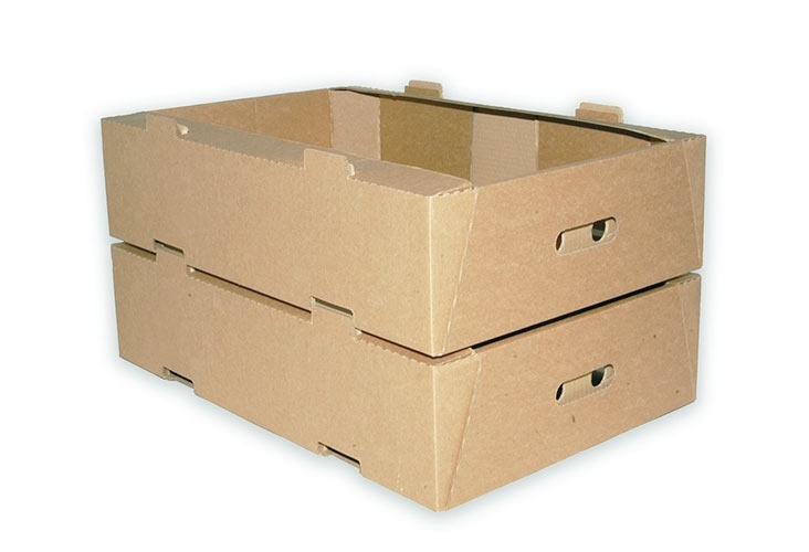 Cardboard Produce Trays - 567 x 382 x 140mm