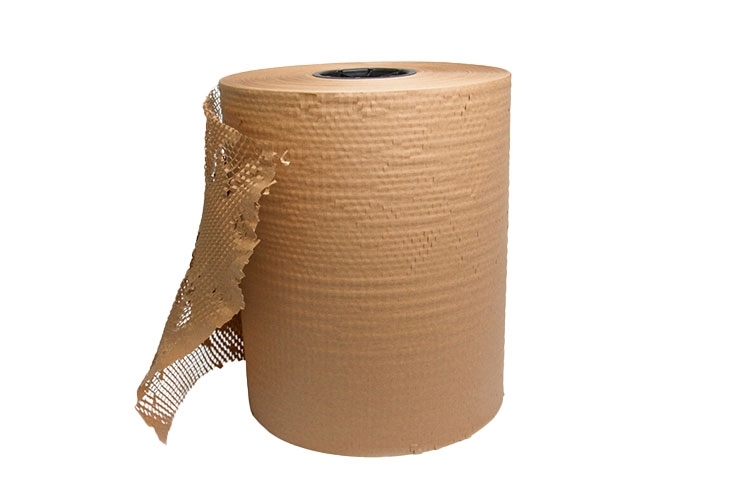 Image of Geami® Brown Kraft Paper Rolls - 508mm x 250m - 1 Roll
