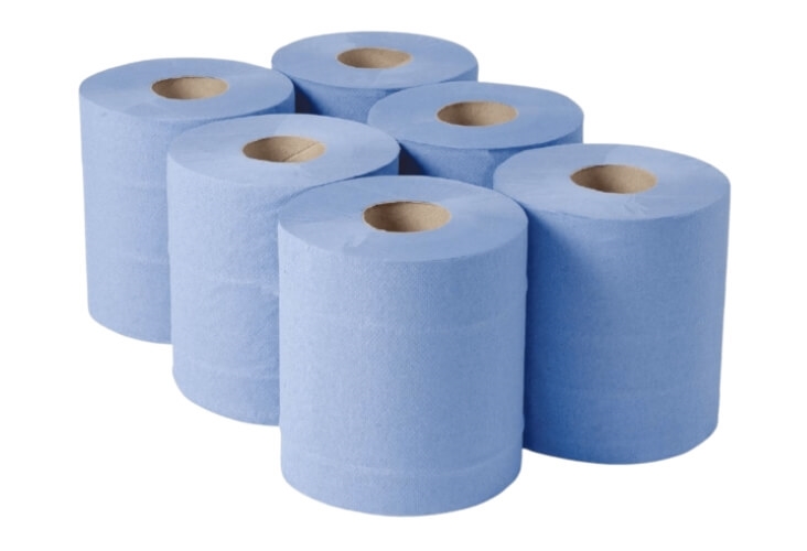 Blue Roll - Centrefeed Rolls - 195mm x 120m - 2 Ply Image 2