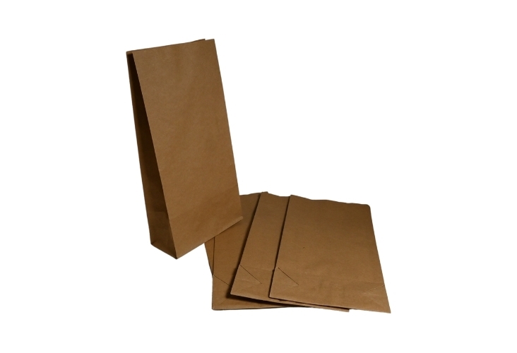 Brown Grab Bags - 140 x 70 x 310mm Image 3