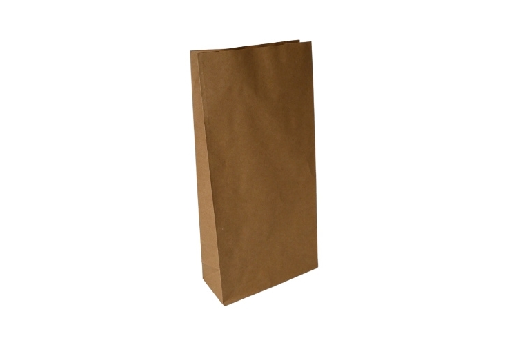 Brown Block Bottom Paper Bags - 150 x 215 x 350mm