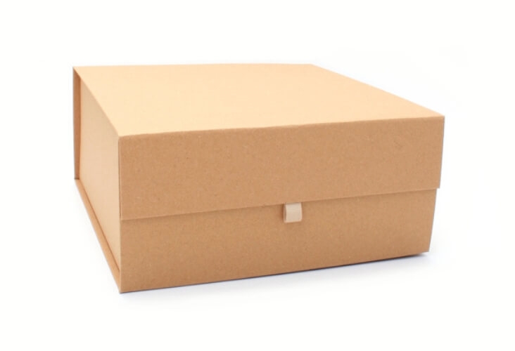 Kraft Magnetic Gift Boxes - 250 x 250 x 120mm Image 2