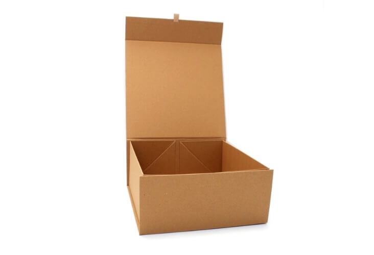 Kraft Magnetic Gift Boxes - 250 x 250 x 120mm Image 3