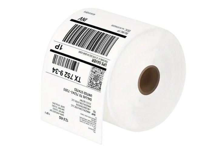 Image of 6 x 4 Thermal Printer Labels | 475 Labels Per Roll | 152 x 102mm - 12 Rolls