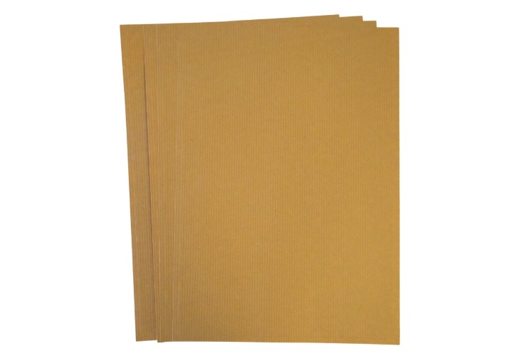 Kraft Printer Labels - 14 Per Sheet - Round Corners Image 3