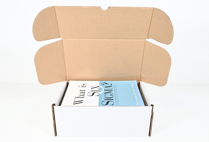 White Postal Boxes - 250 x 150 x 100mm Image 2