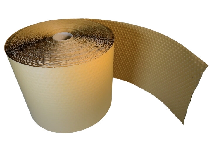 350mm x 100m - Brown Paper Bubble Wrap image