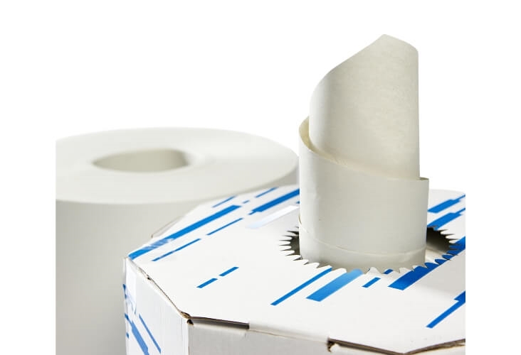 White Pull 'N Pack Voidfill Paper Dispenser - 375mm x 350m Image 2
