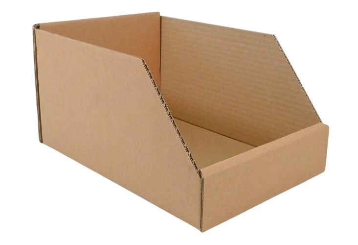 Cardboard Storage Bins - 283 x 194 x 146mm Image 3