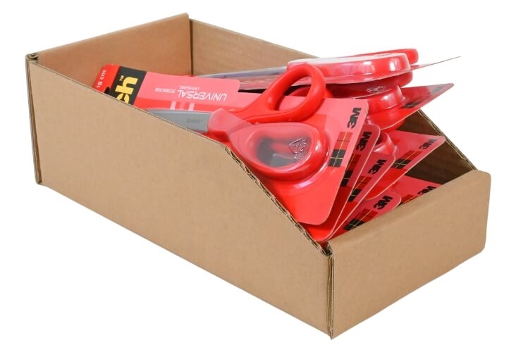Cardboard Storage Bins - 283 x 144 x 96mm Image 2