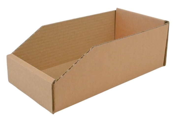 Cardboard Storage Bins - 283 x 144 x 96mm Image 4