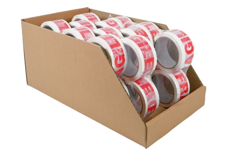 Image of Cardboard Storage Bins - 433 x 244 x 196mm - 50 Trays