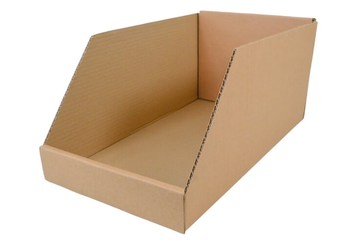 Cardboard Storage Bins - 433 x 244 x 196mm Image 4