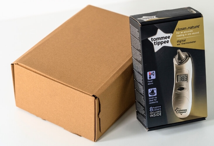 Image of Brown Postal Boxes - 250 x 180 x 100mm - 50 Boxes