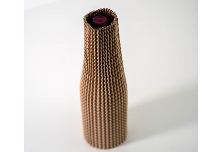 Corrugated Cardboard Bottle Sleeves - 150 x 75 x 300mm Image 2
