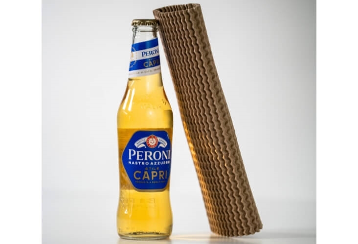 Corrugated Cardboard Bottle Sleeves - 130 x 65 x 240mm image