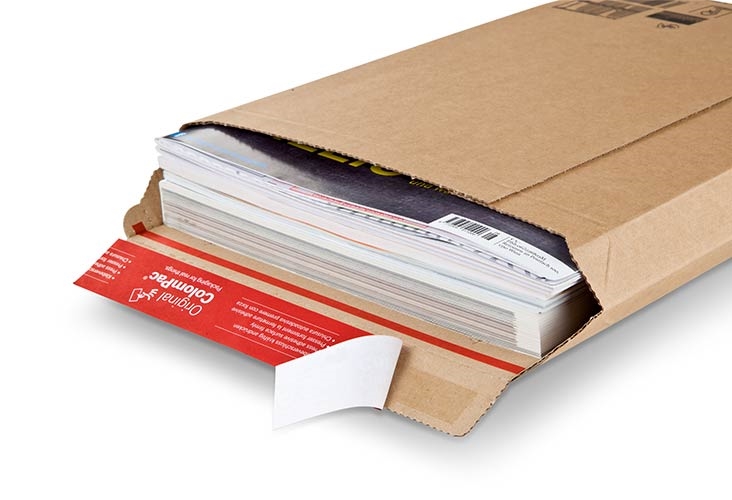 Image of 235 x 340 x 72mm - CP 010.84 Colompac Corrugated Envelopes - 100 Envelopes