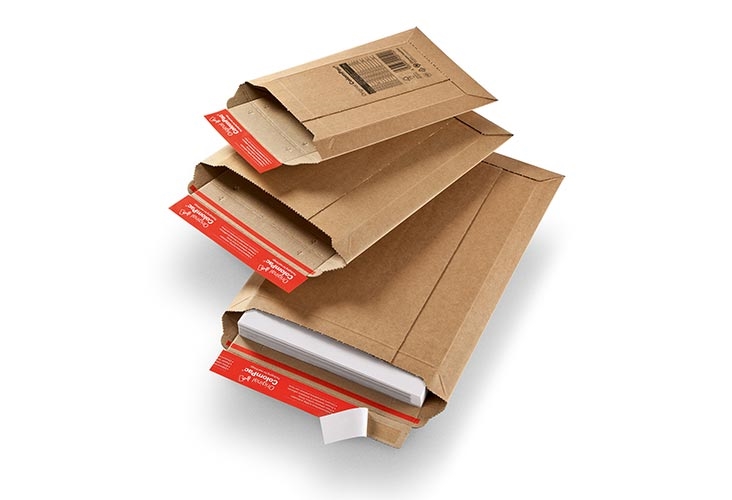 235 x 340 x 72mm - CP 010.84 Colompac Corrugated Envelopes Image 2