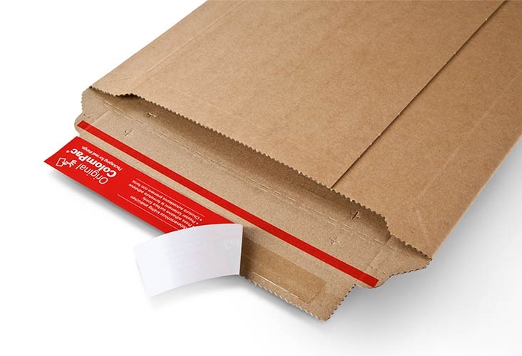235 x 340 x 72mm - CP 010.84 Colompac Corrugated Envelopes Image 3
