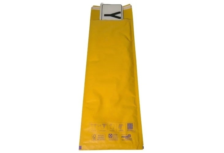 Image of Arofol BLB Number Plate Bags 175 x 532mm - 100 Bags