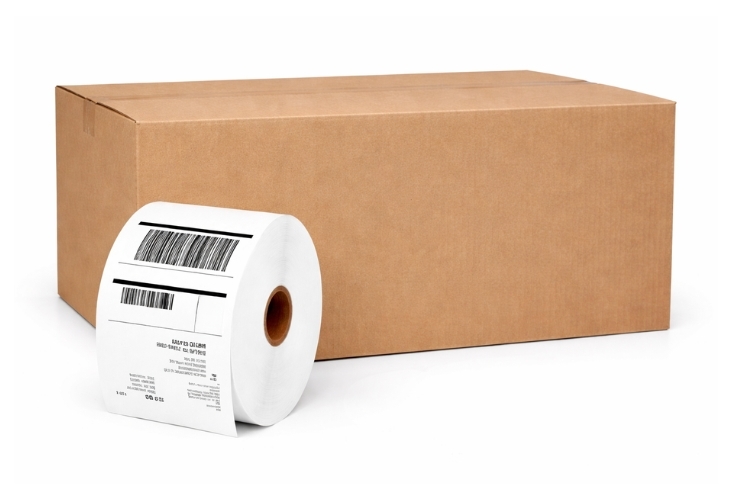 Image of Royal Mail 6 x 4 Thermal Labels | 475 Labels Per Roll | 152 x 102mm - 12 Rolls