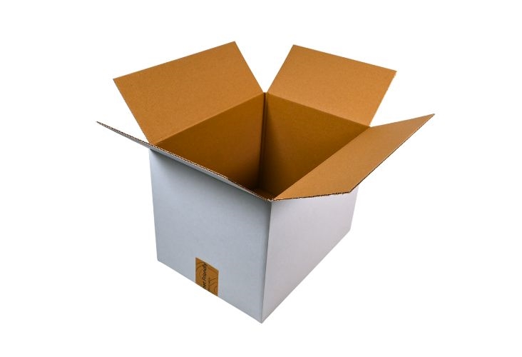 Image of Single Wall Boxes - White - 305 x 229 x 229mm - 25 Boxes