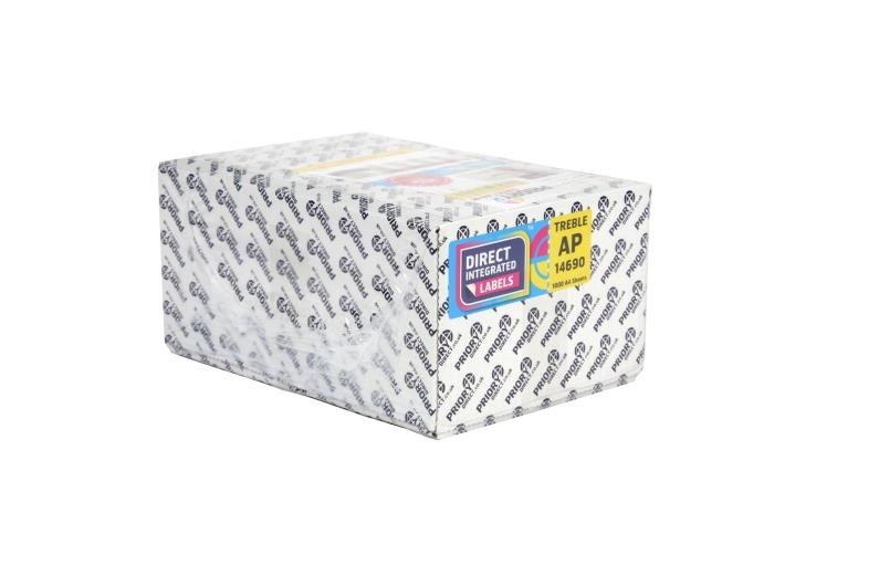 A4 Treble Integrated Labels With Perforation - Style AP Image 2