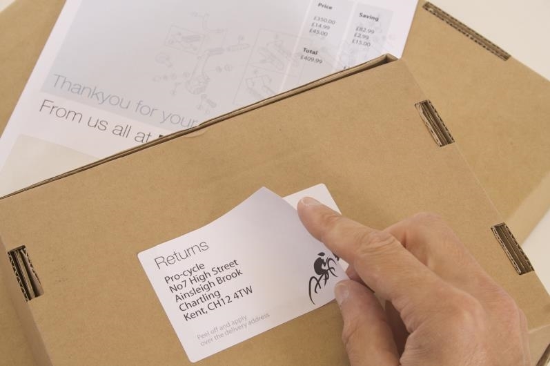 A4 Treble Integrated Labels With Perforation - Style AP Image 3