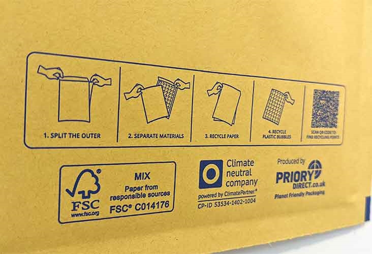 Size 8 Gold Bubble Lined Bags Extra Large Padded Envelopes