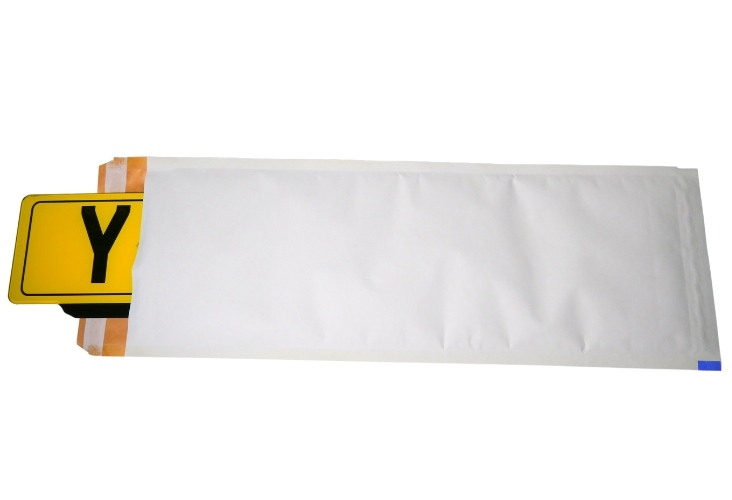 175 x 532mm - Number Plate Size Plus Bubble Lined Bags 