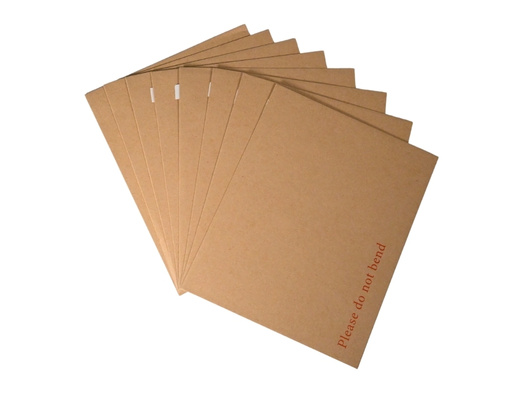Image of 267 x 216mm Do Not Bend Envelopes - Manilla Printed - 125 Envelopes
