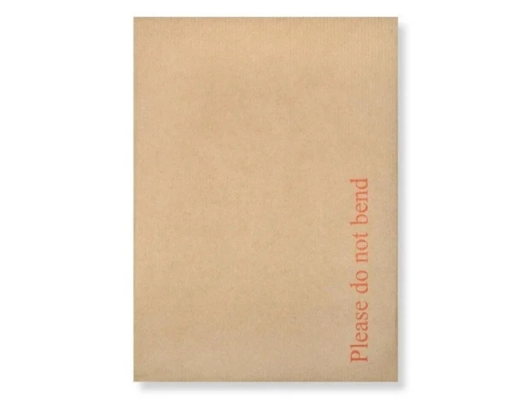 267 x 216mm Do Not Bend Envelopes - Manilla Printed Image 5