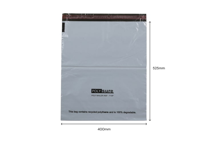 Recycled Polysure Poly Mailer - 400 x 525mm