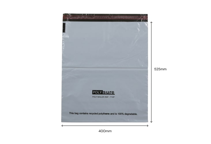 Recycled Polysure Poly Mailer - 400 x 525mm image