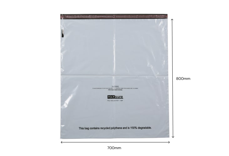 Recycled Polysure Poly Mailer - 700 x 800mm