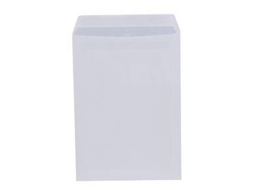 229 x 324mm - C4 White Envelope With Window - Self Seal - Pocket - 90gsm - 3