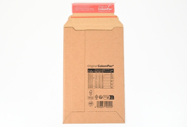 Image of 150 x 250mm - CP 010.01 ColomPac Corrugated Envelopes - 100 Envelopes
