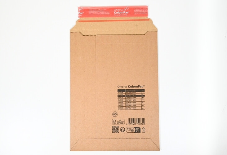Image of 215 x 300mm - CP 010.03 ColomPac Corrugated Envelopes - 100 Envelopes