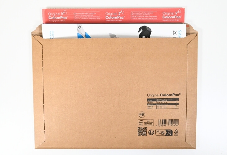 340 x 235mm - CP 015.04 - ColomPac Landscape Corrugated Envelopes image