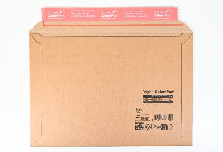 Image of 360 x 250mm - CP 015.06 - ColomPac Landscape Corrugated Envelopes - 100 Envelopes