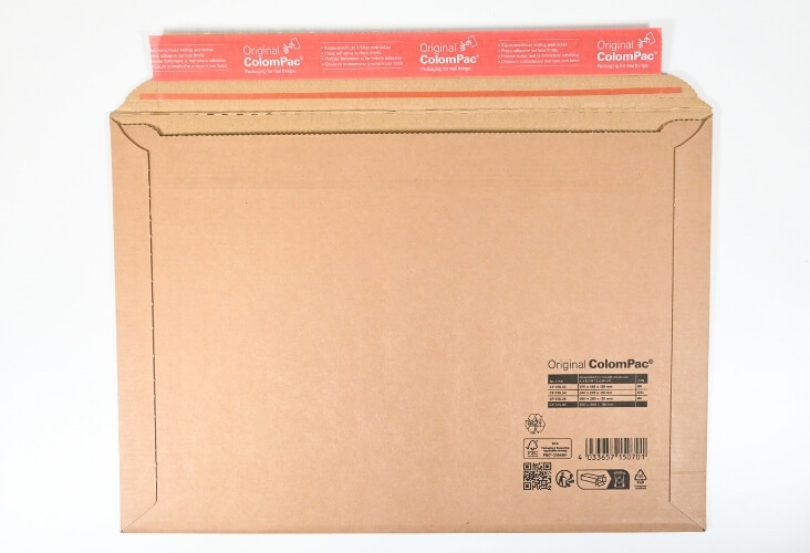 Image of 400 x 285mm - CP 015.07 - ColomPac Landscape Corrugated Envelopes - 100 Envelopes