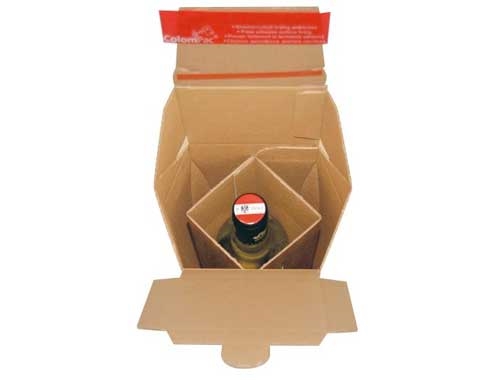 305 x 74 x 74mm - CP 181.101 ColomPac Climate Neutral Wine Bottle Boxes - 3