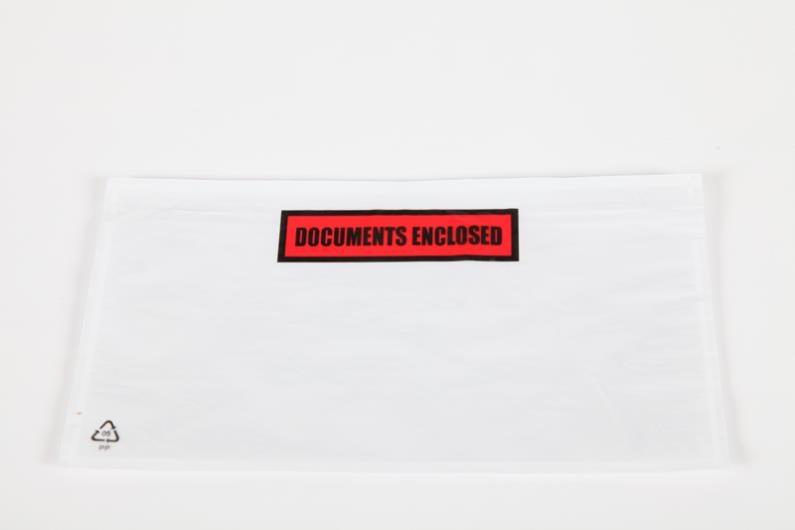 Image of A6/C6 Document Enclosed Wallets - Printed - 1,000 Wallets